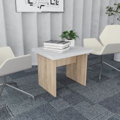 Plus 4'lü Ofis Takımı Ücretsiz Kurulum Model 7 Meşe Beyaz