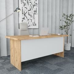 Asil 3'lü Ofis Takımı Ücretsiz Kurulum Model 9 Çam Beyaz