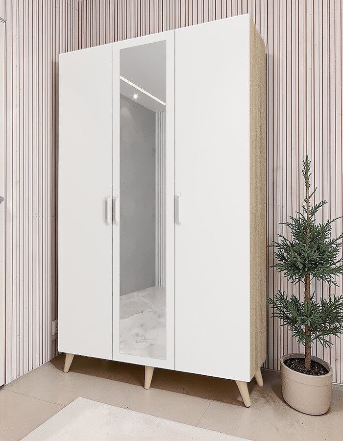 Açelya Portmanto Vestiyer Ayakkabılık Meşe Beyaz-Ücretsiz Kurulum M4