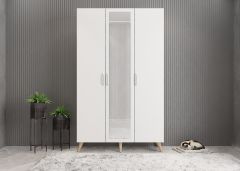 Açelya Portmanto Vestiyer Ayakkabılık Meşe Beyaz-Ücretsiz Kurulum M4