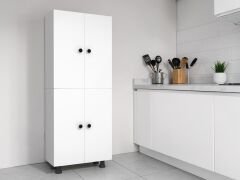 Venüs Tamamı MDF 6 Raflı Çok Amaçlı Mutfak Banyo Dolabı 50 cm