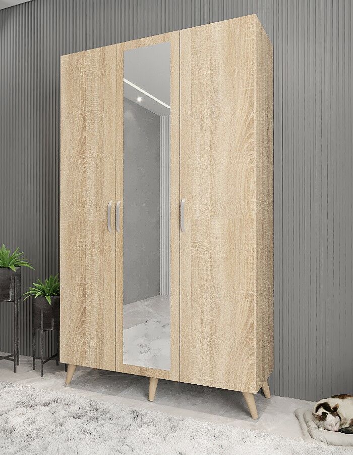 Açelya Portmanto Vestiyer Ayakkabılık Meşe-Ücretsiz Kurulum M4