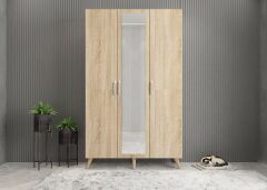 Açelya Portmanto Vestiyer Ayakkabılık Meşe-Ücretsiz Kurulum M4