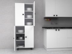 Venüs Tamamı MDF 6 Raflı Çok Amaçlı Mutfak Banyo Dolabı 60 cm