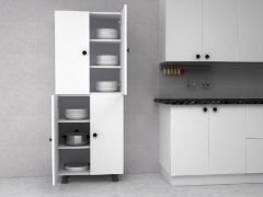 Esna Çok Amaçlı Mutfak Banyo Kiler Dolabı 180 Cm 6 Bölmeli