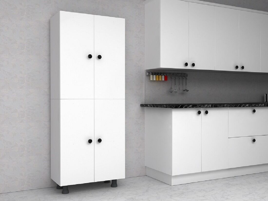 Esna Çok Amaçlı Mutfak Banyo Kiler Dolabı 180 Cm 6 Bölmeli