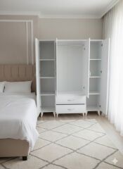 Koru 4 Kapaklı Dolap Gardırop Ücretsiz Kurulum Beyaz M2