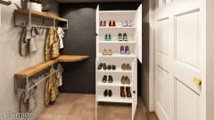 Asos Tamamı Mdf 6 Raflı Çok Amaçlı Mutfak Banyo Ayakkabılık Dolap 50 CM