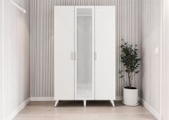 Açelya Portmanto Vestiyer Ayakkabılık Beyaz - Ücretsiz Kurulum M4