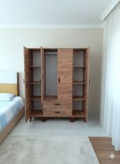 Koru 4 Kapaklı Dolap Gardırop Ücretsiz Kurulum Çam M1