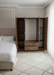 Koru 4 Kapaklı Dolap Gardırop Ücretsiz Kurulum Çam M2