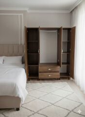 Koru 4 Kapaklı Dolap Gardırop Ücretsiz Kurulum Çam M3