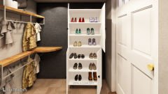 Asos %100 Mdf 6 Raflı Çok Amaçlı Mutfak Banyo Ayakkabılık Dolabı - 60 CM