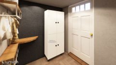 Panta %100 Mdf 6 Raflı Çok Amaçlı Mutfak Banyo Ayakkabılık Dolap - 60 CM