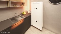 Bern %100 Mdf 6 Raflı Çok Amaçlı Mutfak Banyo Ayakkabılık Dolabı - 60 CM