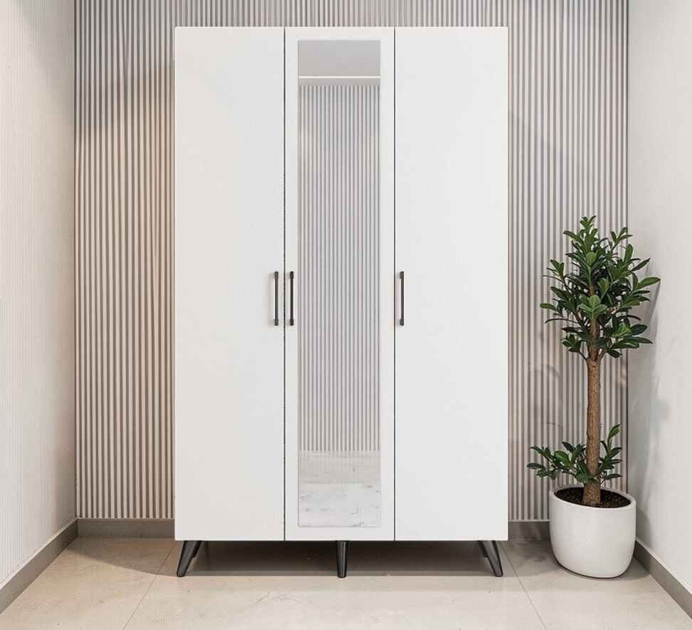 Açelya Portmanto Vestiyer Füme Beyaz - Ücretsiz Kurulum M4