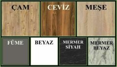 Açelya Portmanto Vestiyer Füme Beyaz - Ücretsiz Kurulum M4