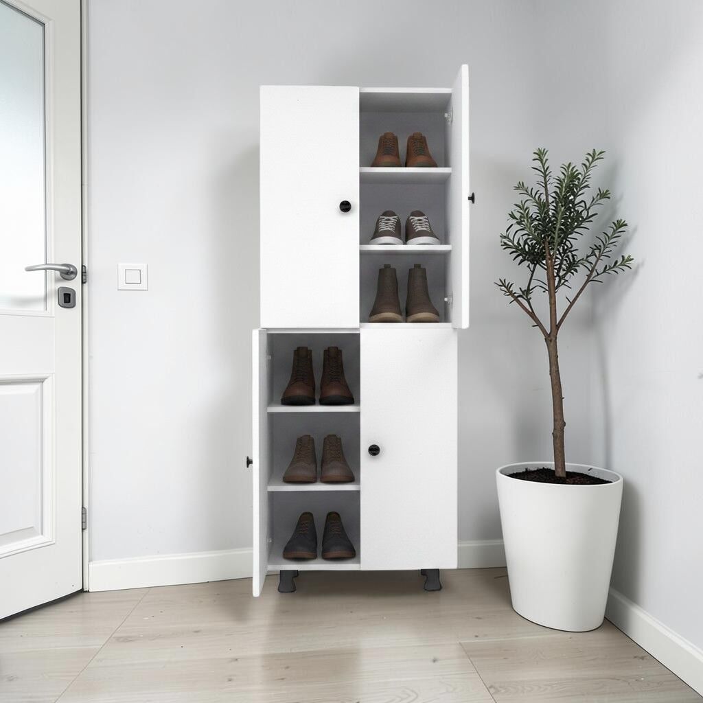 Faro Mdf 4 Raflı Çok Amaçlı Mutfak Banyo Ayakkabılık Dolap 50cm