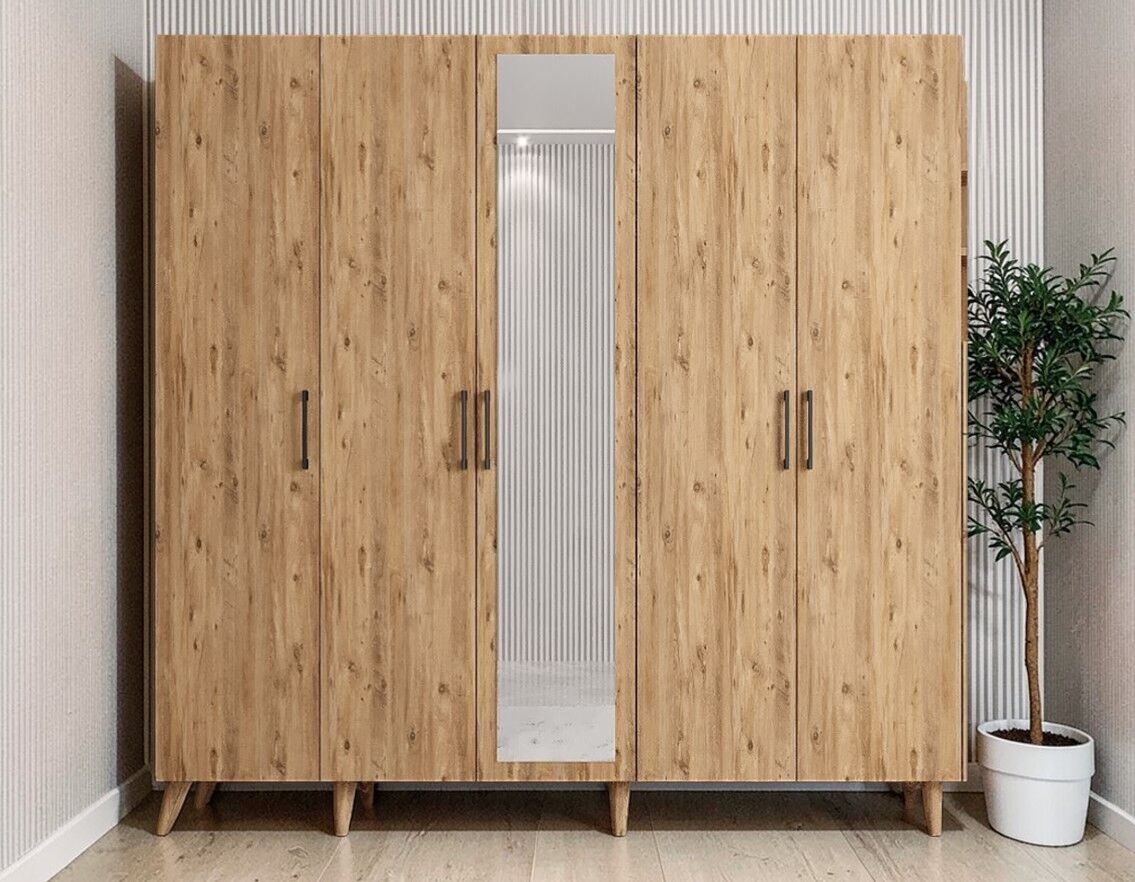 Açelya Portmanto Vestiyer Çam - Montaj Dahil M12