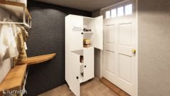 Sarvel Mdf 4 Raflı Çok Amaçlı Mutfak Banyo Ayakkabılık Dolap 60cm