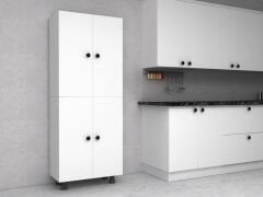 Faro Mdf 4 Raflı Çok Amaçlı Mutfak Banyo Ayakkabılık Dolap 60cm