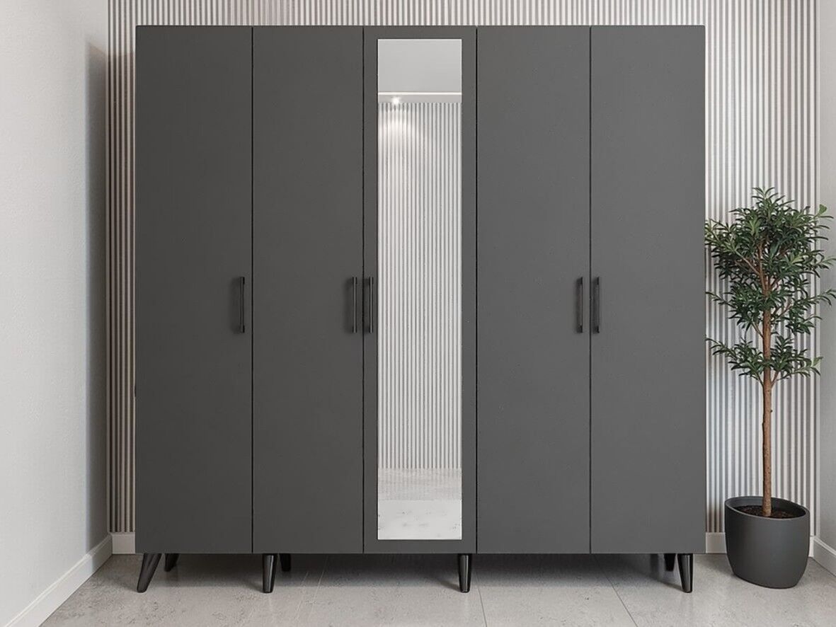 Açelya Portmanto Vestiyer Füme - Montaj Dahil M12