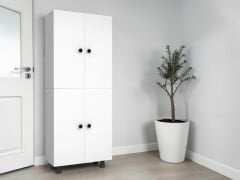 Faro Mdf 4 Raflı Çok Amaçlı Mutfak Banyo Ayakkabılık Dolap 70cm