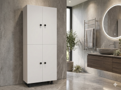 Mut Mdf 4 Raflı Çok Amaçlı Mutfak Banyo Ayakkabılık Dolap 70cm