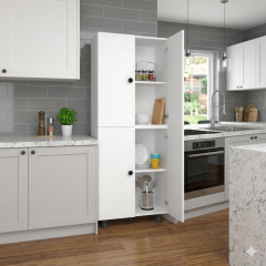 Valentu Mdf 4 Raflı Çok Amaçlı Mutfak Banyo Ayakkabılık Dolap 70 CM