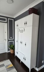 Averon Portmanto Vestiyer Ayakkabılık Dolap Ücretsiz Kurulum Beyaz M1