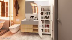 Piento Çok Amaçlı Mutfak Banyo Ayakkabılık Dolabı 180cm 6 Bölmeli