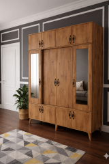 Averon Portmanto Vestiyer Ayakkabılık Dolap Ücretsiz Kurulum Çam M2