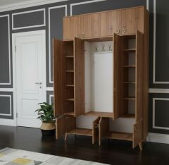 Averon Portmanto Vestiyer Ayakkabılık Dolap Ücretsiz Kurulum Çam M2