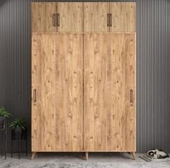 Viva Sürgülü Yüklük Modülü Portmanto Vestiyer Ayakkabılık Çam