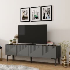 Erva Tv Ünitesi Tv Sehpası Antrasit-ceviz