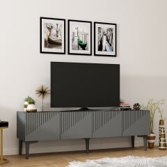 Erva Tv Ünitesi Tv Sehpası Antrasit-ceviz