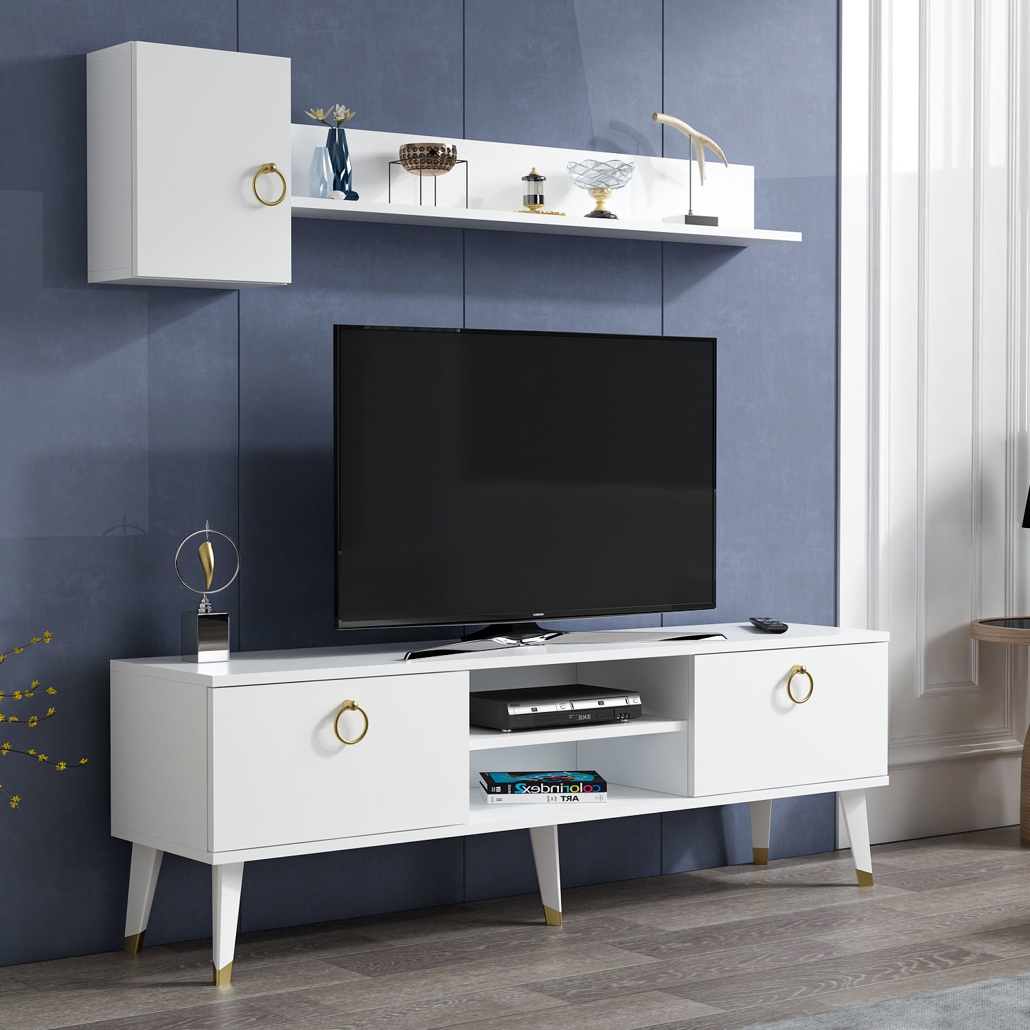 Gama Tv Ünitesi Tv Sehpası Beyaz 150 cm