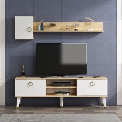 Gama Tv Ünitesi Tv Sehpası Safirmeşe-beyaz 150 cm