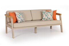 Alvaro Alüminyum Oturma Grubu Bahçe Balkon Koltuk Takımı 3+1+1+Masa