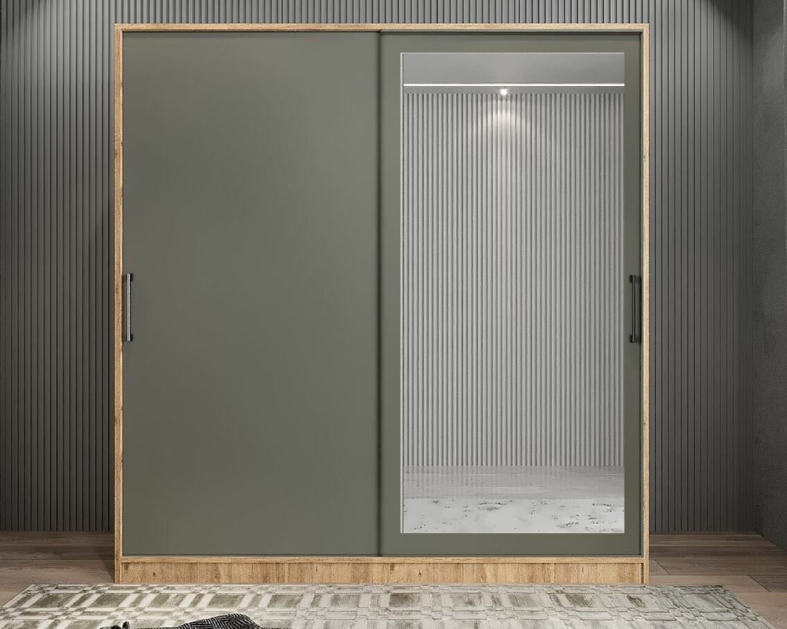 Alba Sürgülü Portmanto Vestiyer Çam Füme - Ücretsiz Montaj Hizmeti