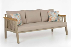 Marmara Alüminyum Oturma Grubu Bahçe Balkon Koltuk Takımı 3+1+1+Masa  Ücretsiz Teslimat