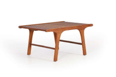 Çeşme Masif Ahşap İroko Ağacı Oturma Grubu Bahçe Balkon Koltuk Takımı 1+1+ Sehpa Ücretsiz Teslimat