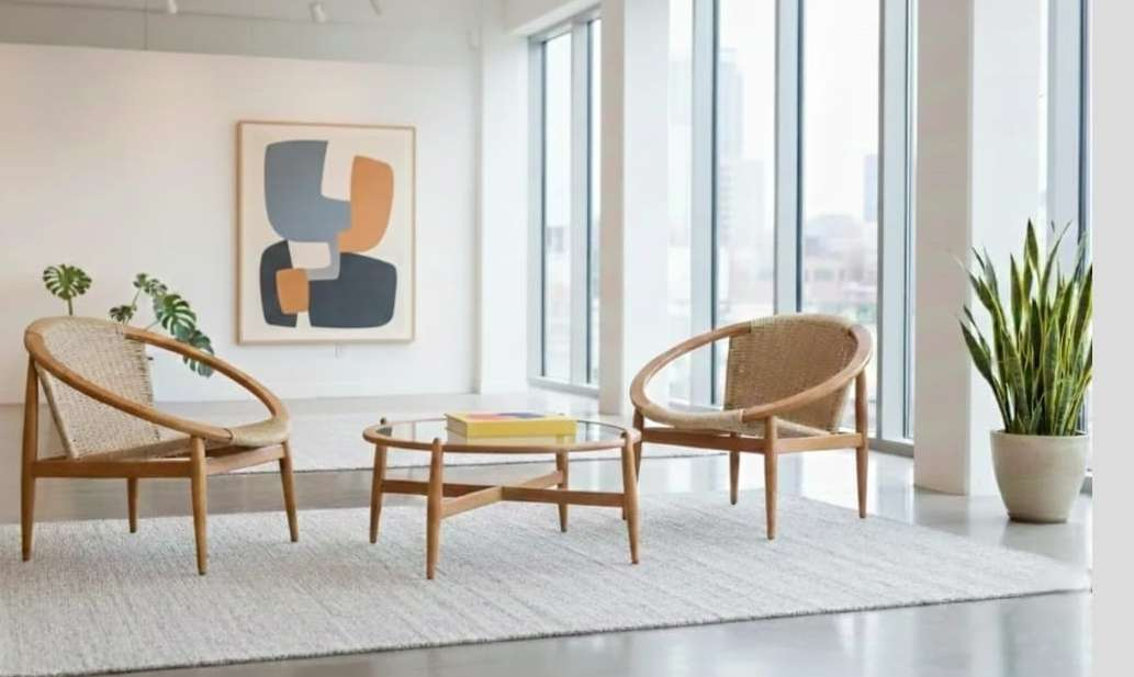 Alaçatı Masif Ahşap İroko Ağacı Oturma Grubu Bahçe Balkon Koltuk Takımı 1+1+ Sehpa Ücretsiz Teslimat