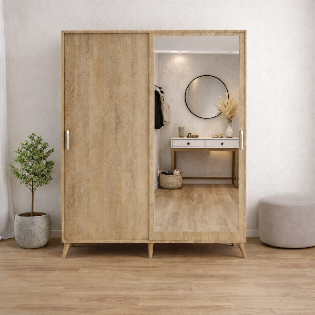 İmaj Sürgülü Portmanto Vestiyer Meşe - Ücretsiz  Kurulum