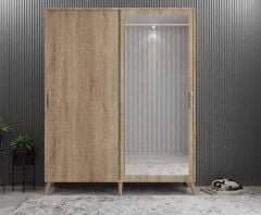 İmaj Sürgülü Portmanto Vestiyer Meşe - Ücretsiz  Kurulum