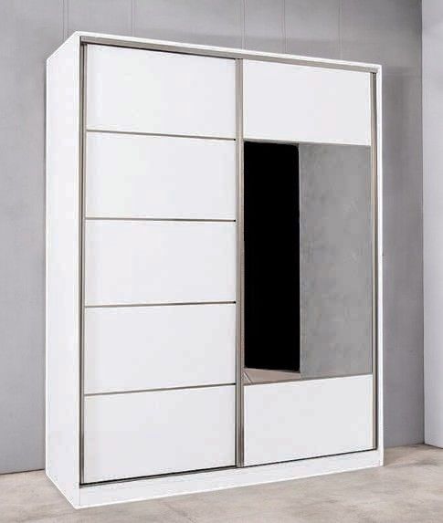 Toprak Sürgülü Dolap Gardırop 200 cm  - Montaj Dahil-Byz