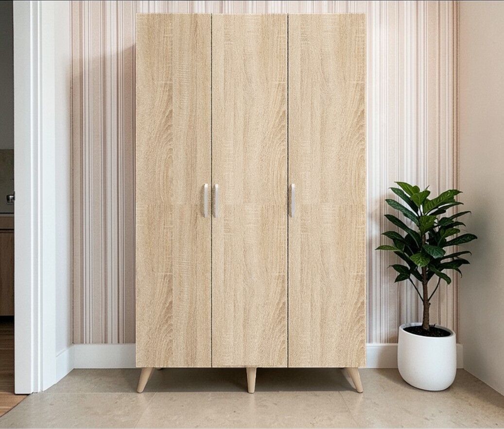 Duke 3 Kapaklı Ayakkabılık Meşe 105 cm M1- Ücretsiz Kurulum