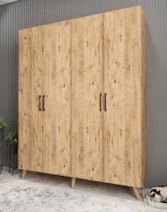 Sedef Portmanto Vestiyer Ayakkabılık Çam-Ücretsiz Kurulum