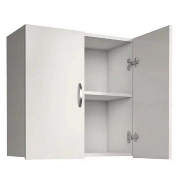 Aren Tamamı MDF Banyo Üst Dolabı, Çamaşır Makinası Üstü, Mutfak Dolabı
