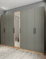 Çağın 7 Kapaklı Dolap Gardırop FÇ- Ücretsiz Kurulum